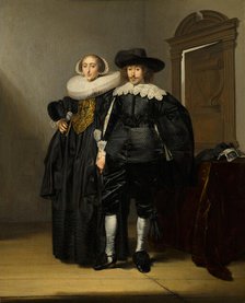 Portrait of a Married Couple, c1620-1670. Creator: Pieter Codde.