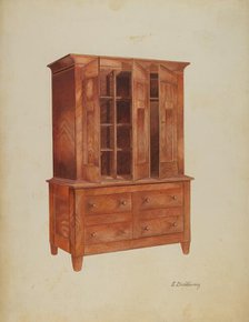 Shaker Cabinet, c. 1941. Creator: Edward D. Williams.