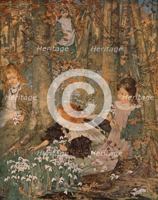 'The Coming of Spring', 1899, (c1930). Creator: Edward Atkinson Hornel.