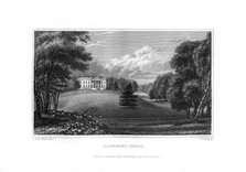 Claremont House, Esher, Surrey, 1829.Artist: J Rogers