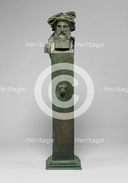 Herm of Dionysos, 200-100 BC. Creator: Workshop of Boethos of Kalcedon.