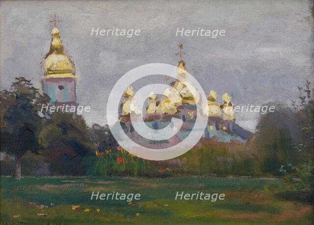 St Michael's Monastery in Kyiv, 1903. Creator: Jan Stanislawski.