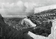 Jewish burial places near the Wall of Jerusalem, 1937. Artist: Martin Hurlimann