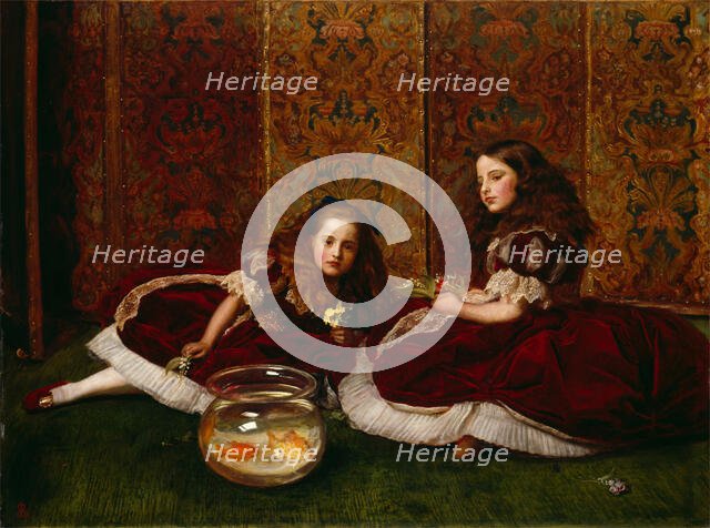 Leisure Hours, 1864. Creator: John Everett Millais.