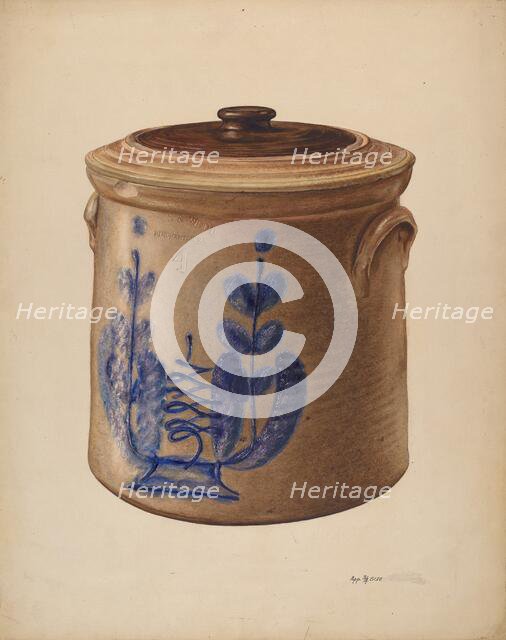 Crock, c. 1938. Creator: Paul Ward.