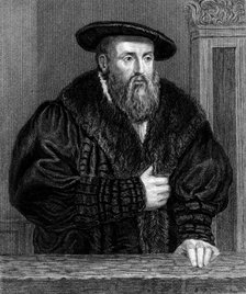 Johannes Kepler, German astronomer, early 17th century, (c1835). Artist: Unknown