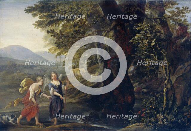 Tobias and the angel, 1690. Creator: Eglon Hendrik van der Neer.