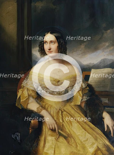 Friederike Benesch, 1840. Creator: Eduard Ender.