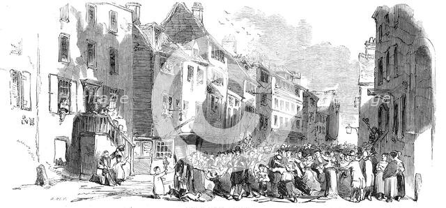 Palm Sunday in Spitalfields, 1844. Creator: Unknown.