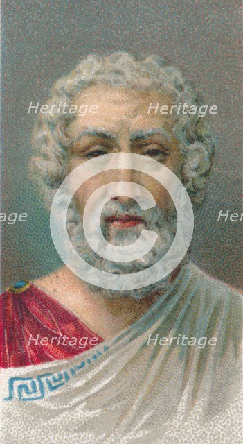 Homer, 1st-2nd century, Roman poet, from Baiae, Campania, Italy, 1924. Artist: Unknown