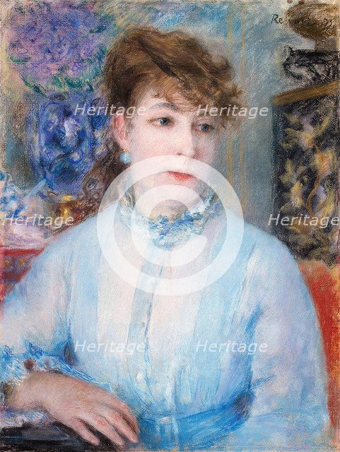 'Portrait of a Woman', 1877.  Artist: Pierre-Auguste Renoir
