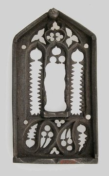 Escutcheon Plate of Lock, German, 15th century. Creator: Unknown.