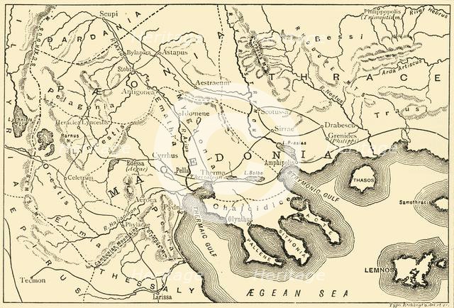 'Map of Macedon and the Adjacent Districts', 1890.   Creator: Unknown.