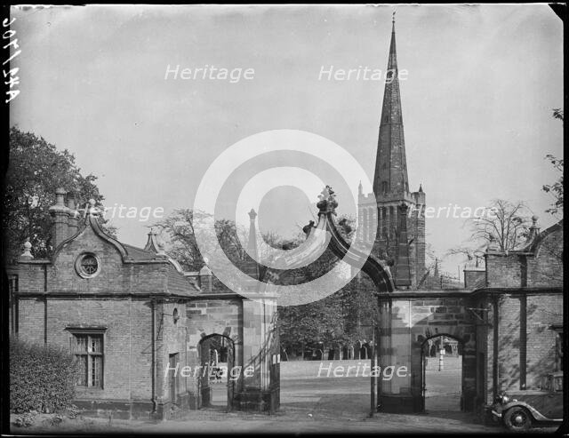 Aston Hall, Gateway, Witton Lane, Aston Park, Aston, Birmingham, 1941. Creator: George Bernard Mason.