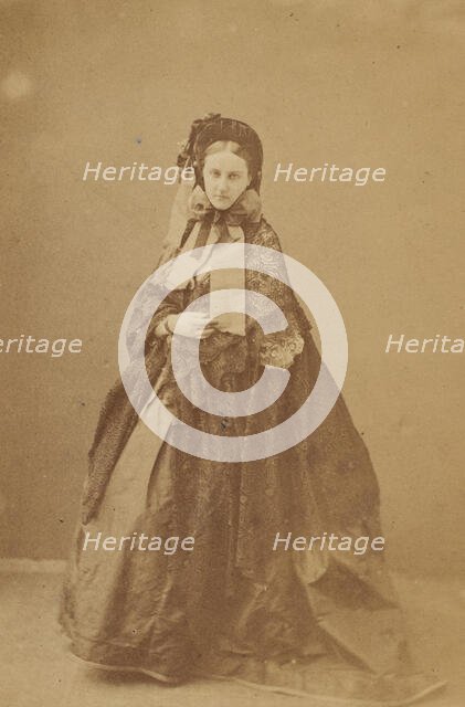 Le chapeau à brides, 1860s. Creator: Pierre-Louis Pierson.