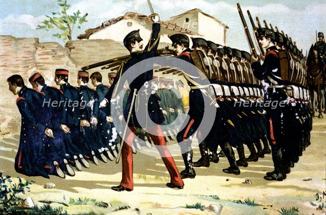 Statement of 1866, shooting of insurrected sergeants and soldiers from the quarters of San Gil in…