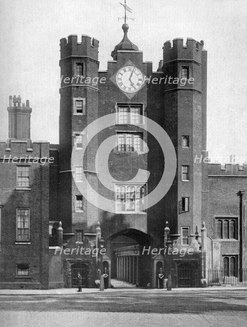 Gatehouse of St James's Palace, London, 1924-1926. Creator: Unknown.