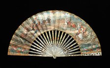 Fan, probably French, ca. 1710. Creator: Unknown.