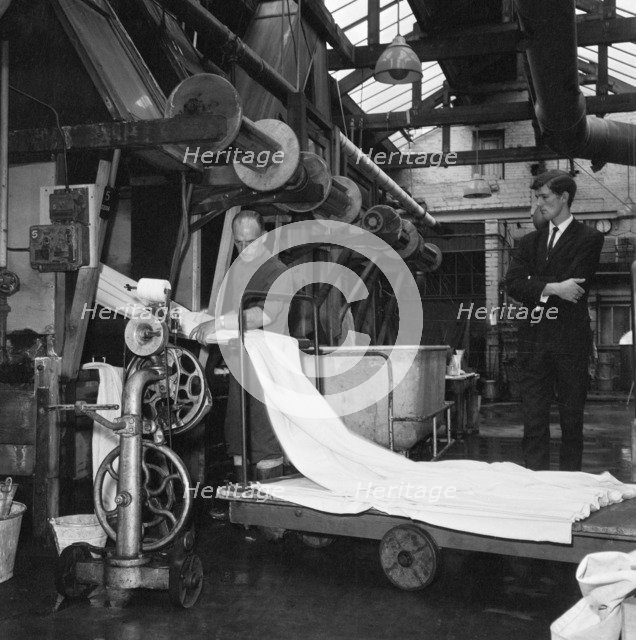 Textile mill, probably in East Lancashire or West Yorkshire, 1966-1974. Creator: Eileen Deste.