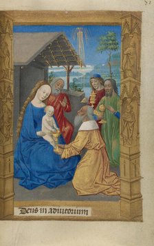 The Adoration of the Magi; Book of Hours, 1478. Creator: Master of Guillaume Lambert.