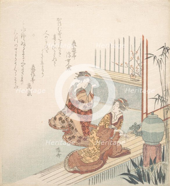 Early Spring, 1750-1835., 1750-1835. Creator: Shinsai.