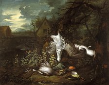 Still Life with Dead Game Birds, 1720-1729. Creator: Jan Baptiste Govaerts.
