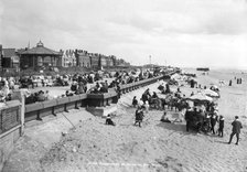 The beach at St Anne's-on-Sea, Lancashire, 1890-1910. Artist: Unknown