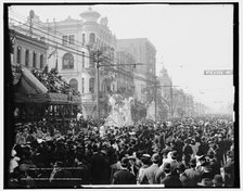 The Rex pageant, Mardi Gras Day, New Orleans, La., c1907. Creator: Unknown.