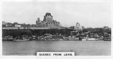 Quebec from Levis, Canada, c1920s. Artist: Unknown