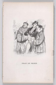 Jean of Paris from The Complete Works of Béranger, 1836. Creator: Jean Ignace Isidore Gerard.