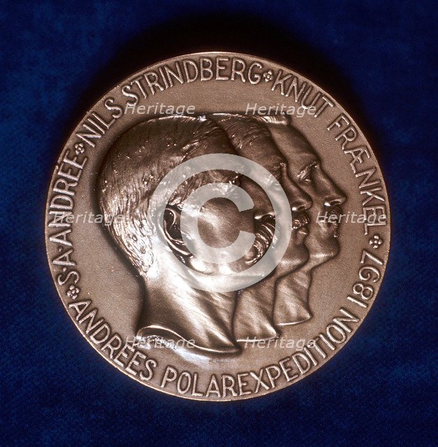 (Salomon) August Andree (1854-1897), Swedish engineer and balloonist, 1897. Artist: Unknown