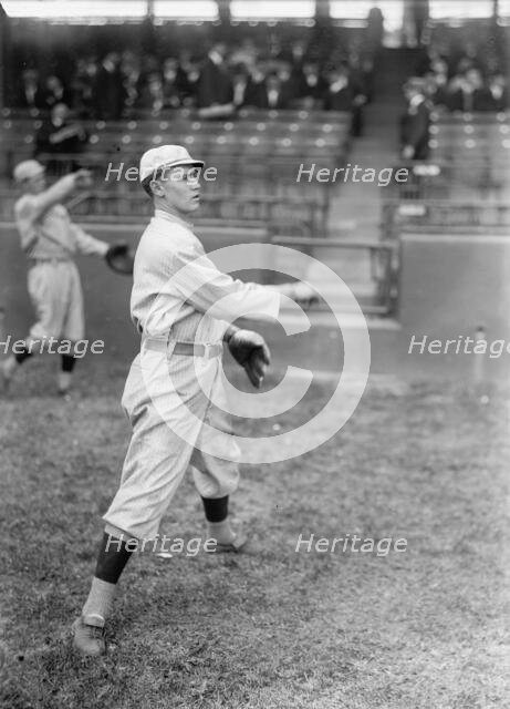 Baseball - Professional Players, Joe Wood, 1913. Creator: Harris & Ewing.