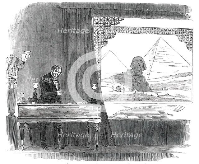 Mr. Albert Smith's Entertainment - "The Overland Mail", at Willis's Rooms, 1850. Creator: Unknown.