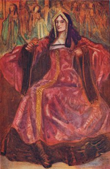 'A Woman of the Time of Henry VII', 1907. Artists: Dion Clayton Calthrop, King Henry VII.