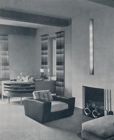 'A living-room in a New York apartment, designed by Frankl Galleries, Inc.', 1935. Artist: Unknown.