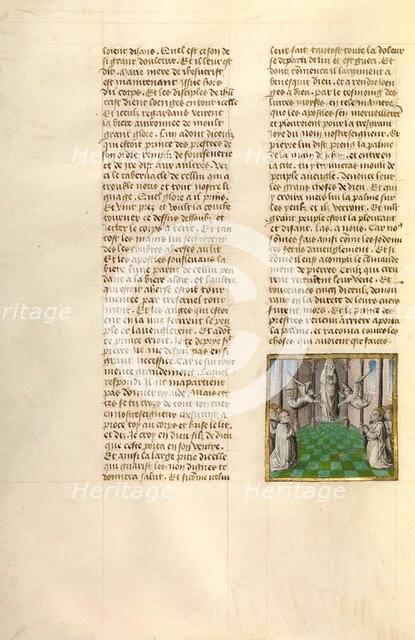 The Assumption of the Virgin; Miroir Historial, about 1475. Creator: Unknown.