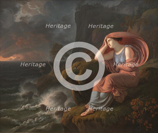 Alcyone waits in vain for her departed husband, 1810. Creator: Kratzenstein-Stub, Christian Gottlieb (1783-1816).