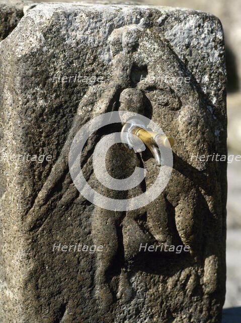 Public fountain in Via Vicolo di Modesto, Pompeii, Campania, Italy, 2002. Creator: LTL.