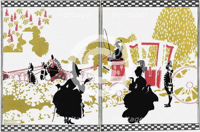 Illustration for Fairy Tale Cinderella. Artist: Rackham, Arthur (1867-1939)