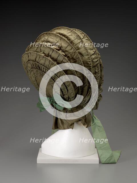Bonnet (Calash), 1790-1810. Creator: Unknown.