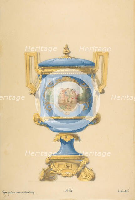 Design for an Urn, 19th century. Creator: Anon.