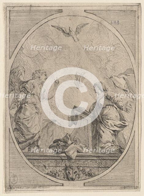 The Annunciation, c. 1730. Creator: Unknown.