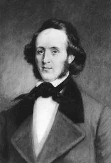 Felix Mendelssohn (1809-1847), German composer, 1907.Artist: Rotary Photo