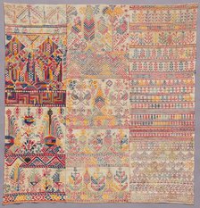 Embroidery sampler, 1800s. Creator: Unknown.