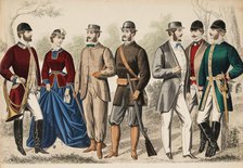 Gazette of Fashion, 1866. Creator: Unknown.