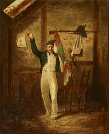 Allegory of a Napoleonic Soldier, 19th century. Creator: Unknown.