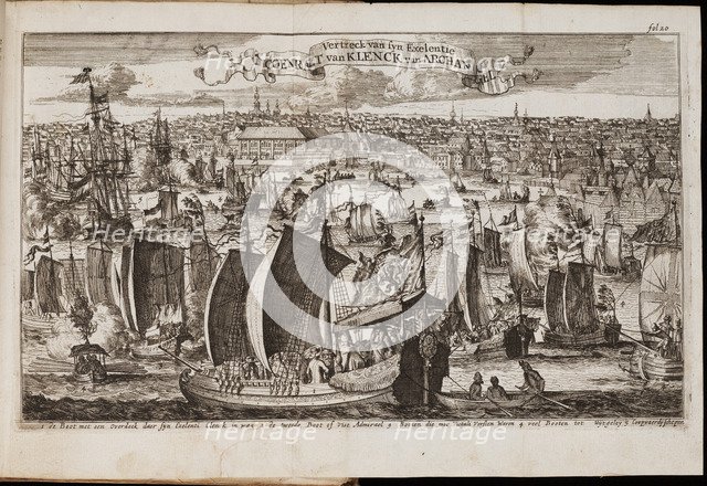 Arkhangelsk (From: Historisch Verhael, of Beschryving van de Voyagie), 1677. Artist: Coyet (Coyett), Balthasar (ca. 1650-1725)