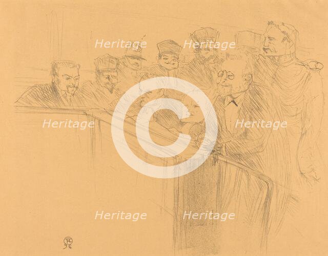 Dupas Deposition (Déposition Dupas), 1896. Creator: Henri de Toulouse-Lautrec.