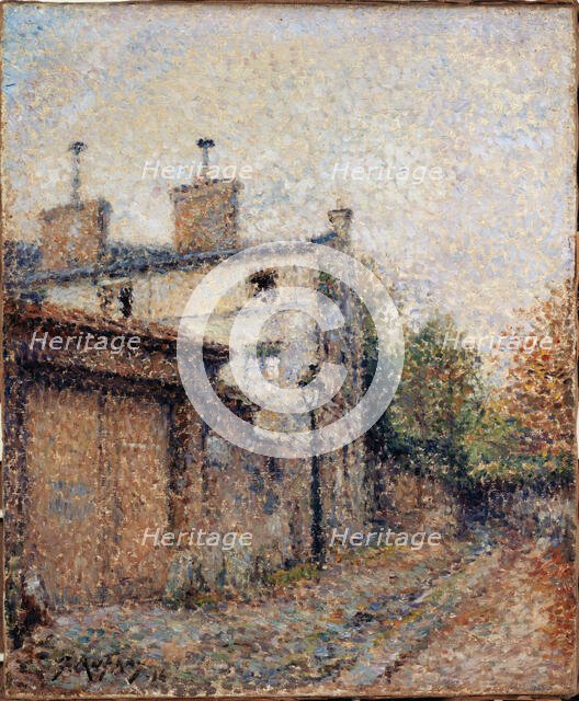 Maison de Balzac, rue Berton, in Passy, 1916. Creator: Georges Aufray.