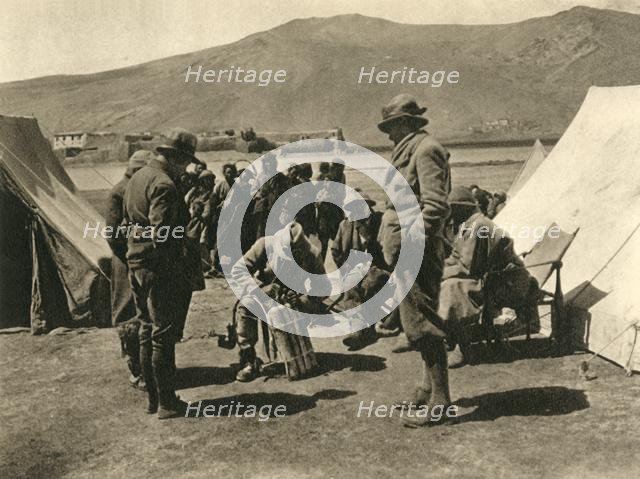 'Oxygen Drill in Camp', c1918-c1939. Creator: Unknown.